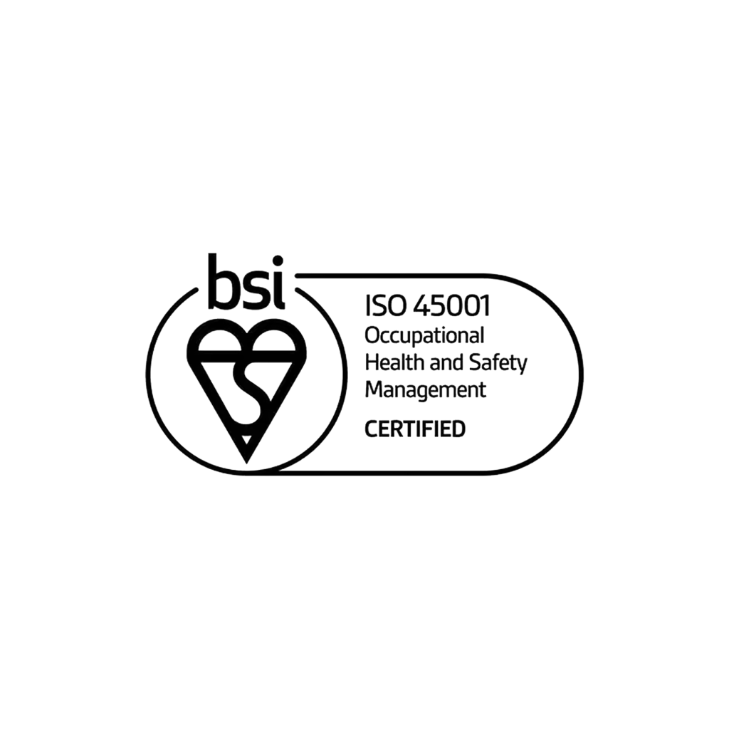 bsi ISO 45001 Occupational Health and Safety Management certified logo
